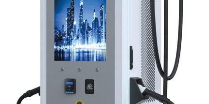 DC Charger Dual 240kW 2x CCS2 mit Eichrecht + Payt Ground Charger 240kW Dual CCS2 500A stand. Payter