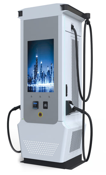 DC Charger Dual 240kW 2x CCS2 mit Eichrecht + Payt Ground Charger 240kW Dual CCS2 500A stand. Payter