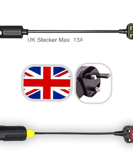 Adapter für Artikel EM016ACCADN Zubehör mit UK Stecker 13A max