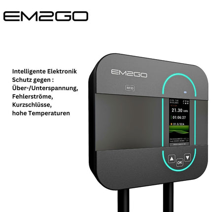 AC Wallbox Home 11kW 6.5m Typ 2 Kabel WiFi +APP + RFID +WLAN + ModBus TCP