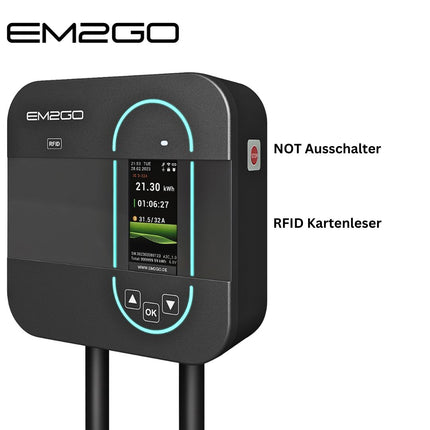 AC Wallbox Home 11kW 6.5m Typ 2 Kabel WiFi +APP + RFID +WLAN + ModBus TCP