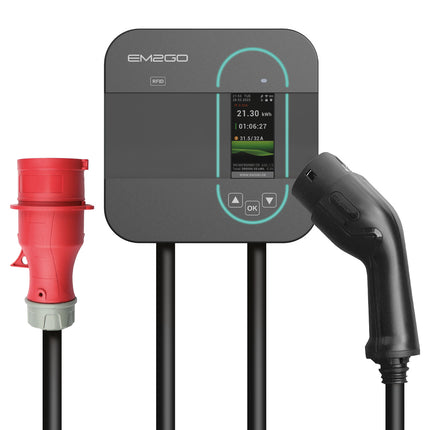 AC Wallbox "Home" 11kW 6.5m Type 2 Cable Bluetooth + App + RFID + ModBus TCP