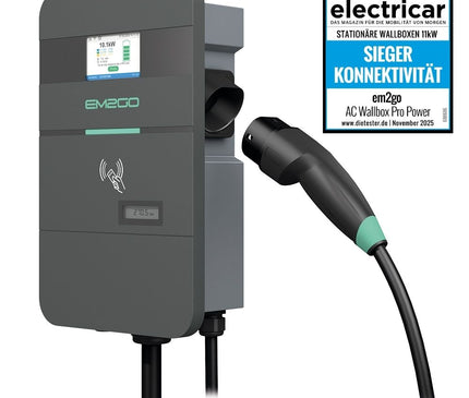AC Wallbox Pro Power 2G 11kW 7.5m Typ 2 Kabel LAN/WiFi/4G/RS485/RFID/OCPP/ModBus/MID +Backend