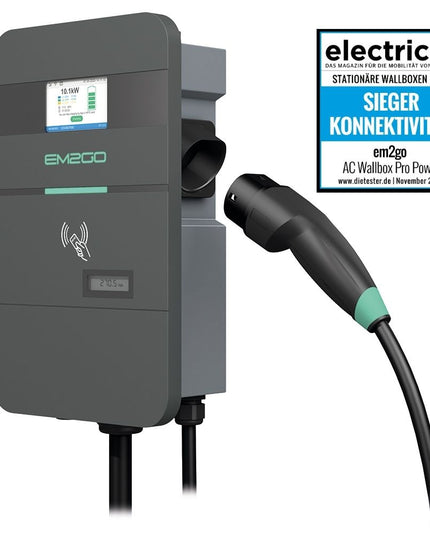 AC Wallbox Pro Power 11kW 7.5m Typ 2 Kabel LAN/WiFi/4G/RS485/RFID/OCPP/ModBus/MID +Backend