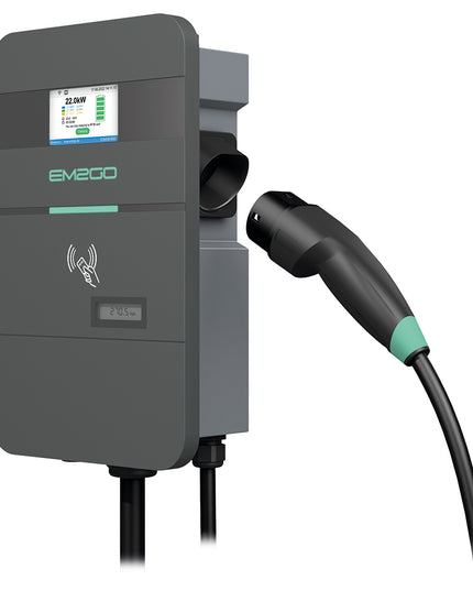 AC Wallbox Pro Power 22kW 7.5m Typ 2 Kabel LAN/WLAN/4G/RS485/RFID/OCPP/ModBus/MID +Backend