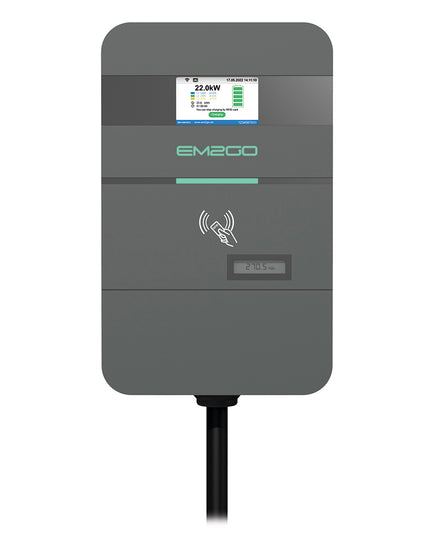 AC Wallbox Pro Power 22kW Typ 2 Steckdose LAN/WLAN/4G/RS485/RFID/OCPP/ModBus/MID +Backend