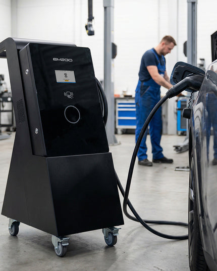 Mobile DC Wallbox 30kW / 40kW mit Rollwagen | EM2GO